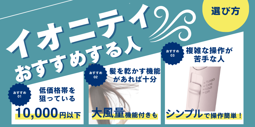イオニティ おすすめする人