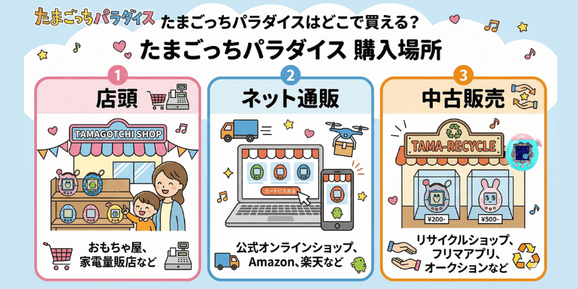 たまごっちパラダイス 購入場所